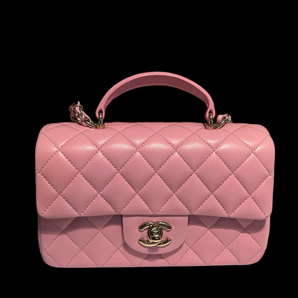 💕NEW💕Chanel Pink Mini Quilted Bag💕FULL INCLUSION🎀